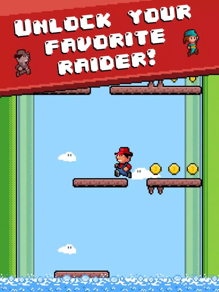 Captures d'écran de Hop Raider Lite - Jump as high as you can! iPad 