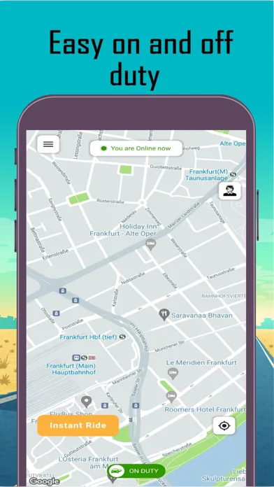 Ảnh chụp màn hình của Cab Ride Driver - Drive & Earn