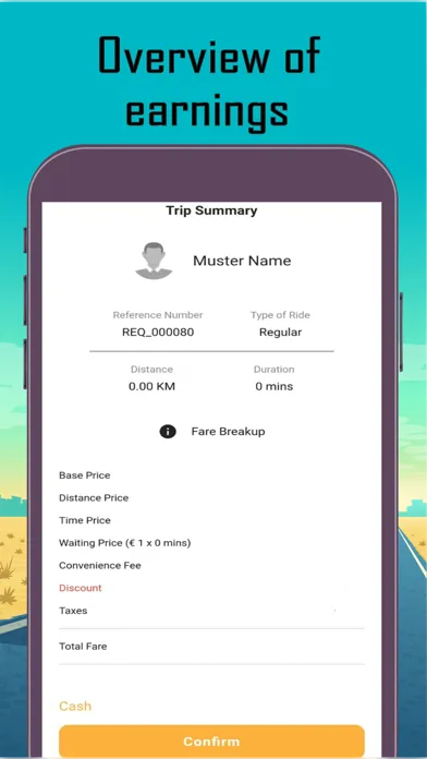 Ảnh chụp màn hình của Cab Ride Driver - Drive & Earn