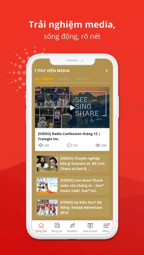 Sun* News Screenshots