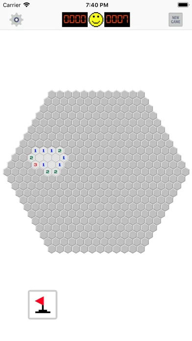 Mines Hex - Hexagon Sweeper سکرین شاٹس