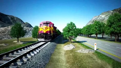 Screenshot di City Train Driver Modern Train