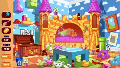 ภาพหน้าจอของ Princess Doll House Cleaning