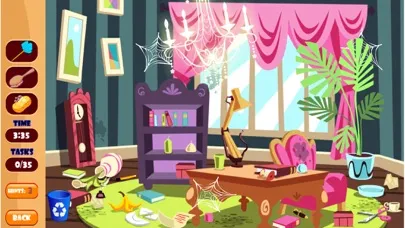 ภาพหน้าจอของ Princess Doll House Cleaning