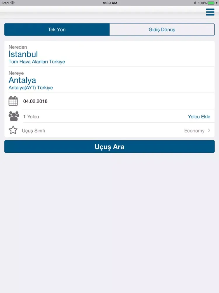 Uçak Bileti by Modabilet iPad  Screenshots