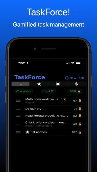 ภาพหน้าจอของ TaskForce!