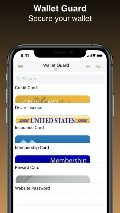 Captures d'écran de Wallet Guard