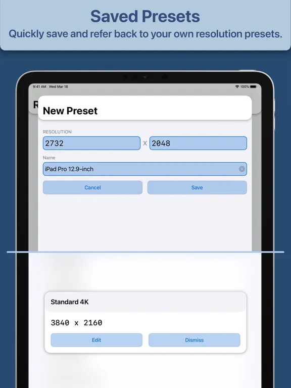 Resolutioner iPad  스크린샷