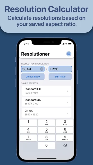 Resolutioner 스크린샷