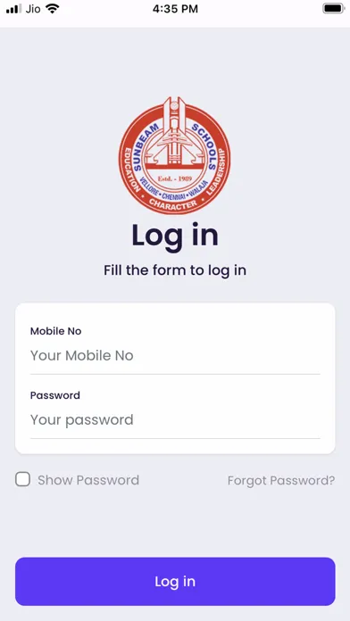 SunBeam Bus Tracker Screenshots