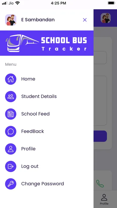 SunBeam Bus Tracker Screenshots