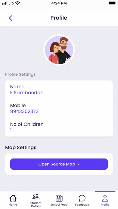 SunBeam Bus Tracker Screenshots