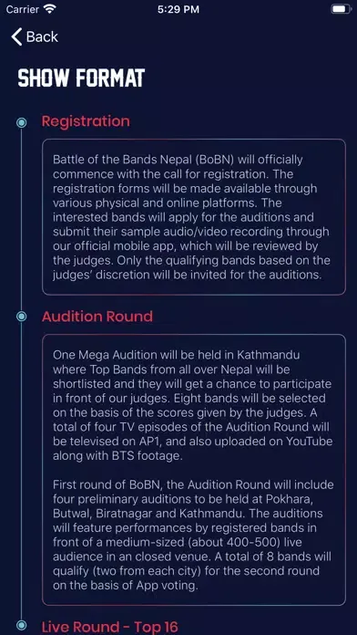 Battle of the Bands Nepal Screenshots