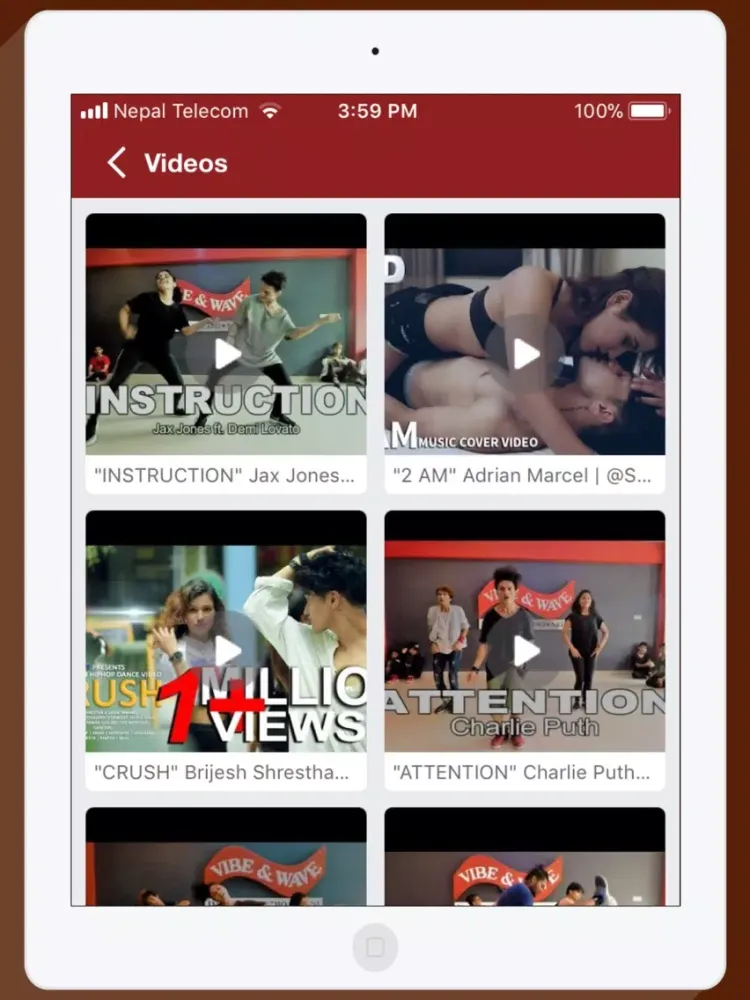 Vibe and Wave iPad  Screenshots