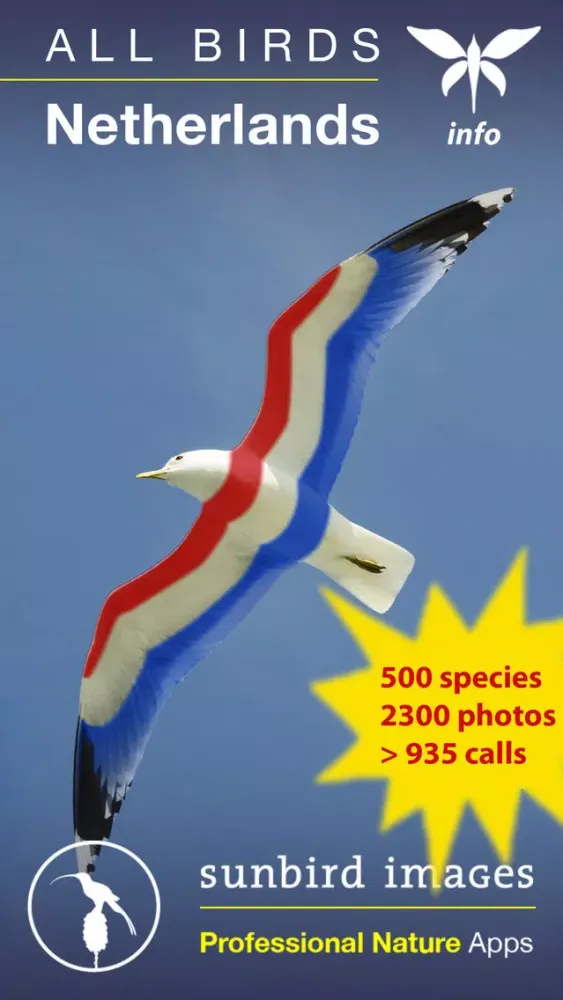 Tangkapan layar All Birds Netherlands - A Complete Field Guide to the Official List of Bird Species Recorded in the Netherlands