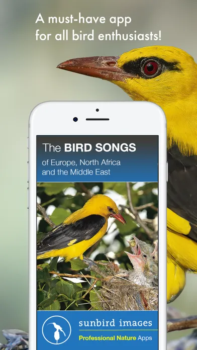 Captures d'écran de BIRD SONGS Europe North Africa