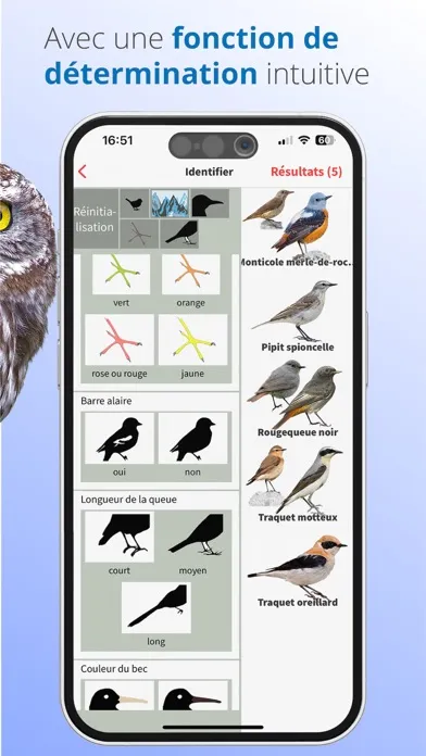 Ois'App - Oiseaux de France سکرین شاٹس