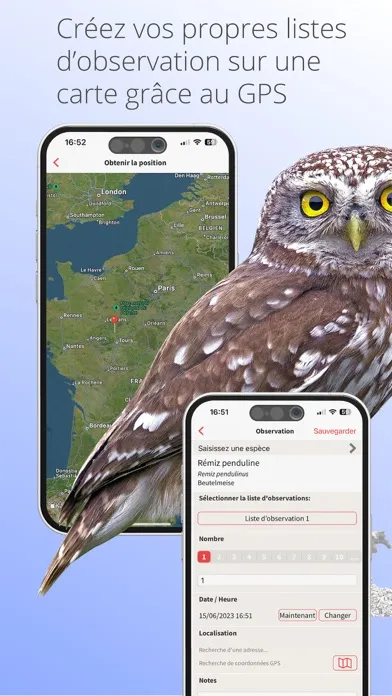 Ois'App - Oiseaux de France سکرین شاٹس