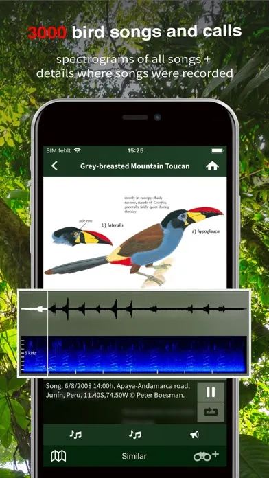 Скриншоты All Birds Ecuador field guide