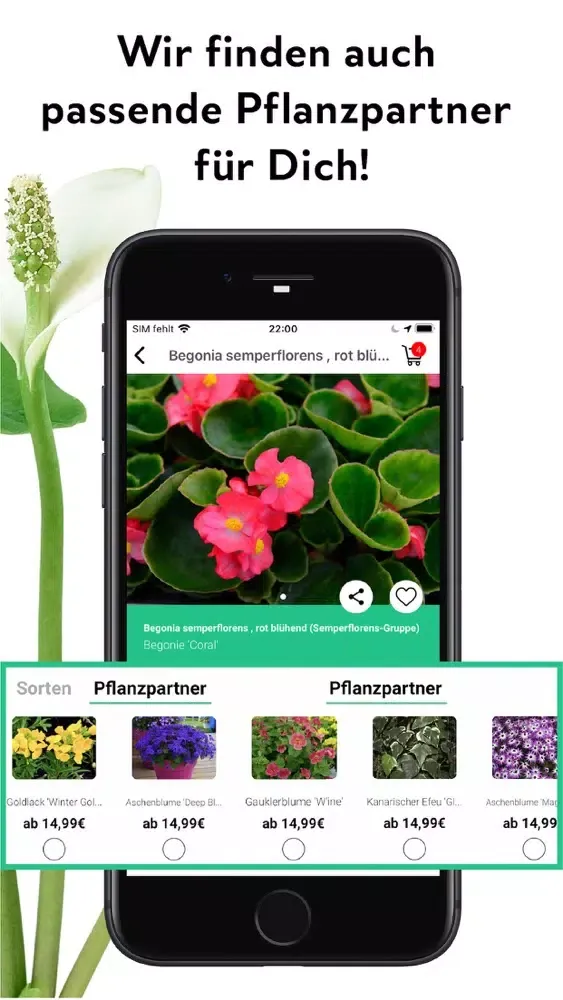 FlowerCam Gartenblumen kaufen Screenshots