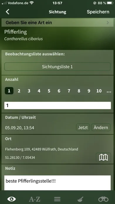 Pilze Sammeln + Bestimmen Screenshots