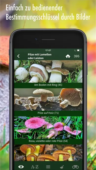 Capturas de pantalla de Pilzführer Deutschland, Pilze!
