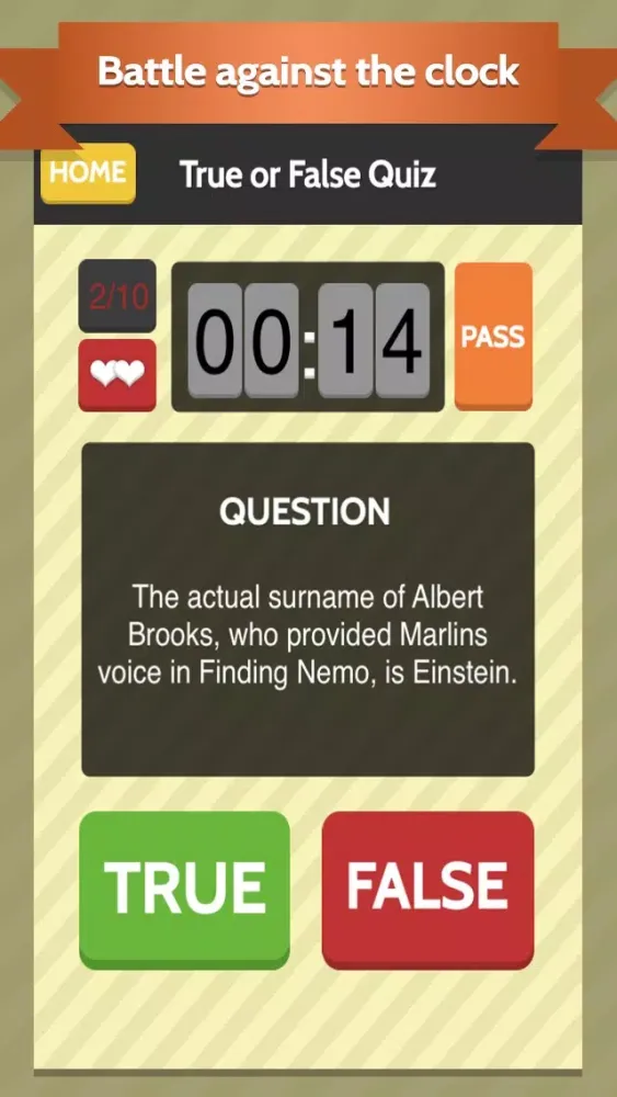 تصاویر True or False trivia quiz