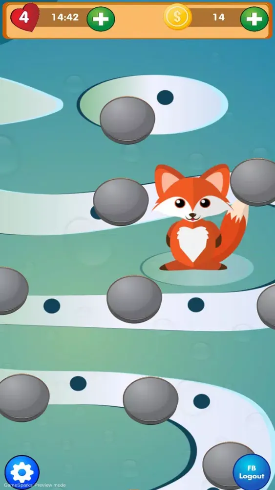 Tangkapan skrin Fox Rescue - Bubble Shooter