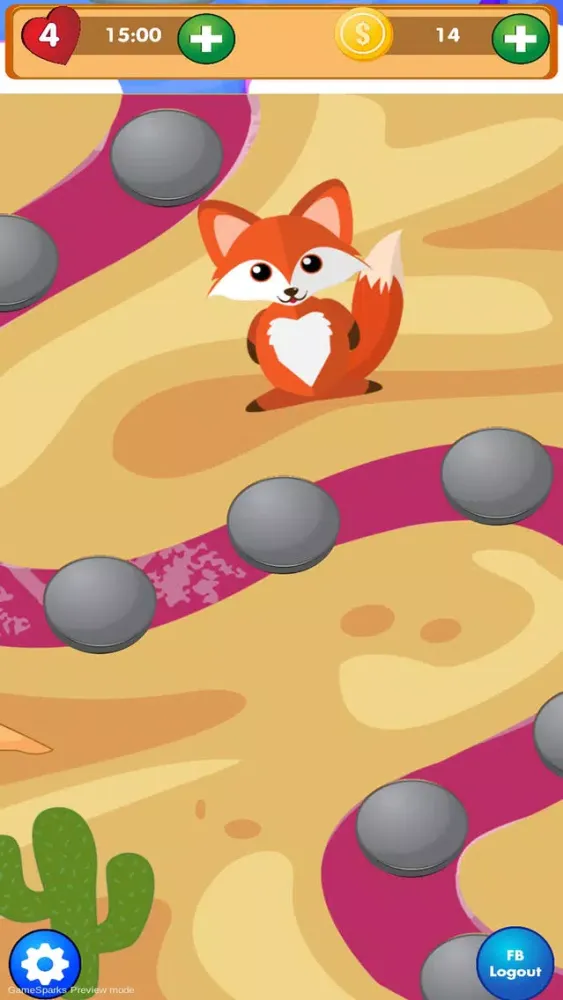 Tangkapan skrin Fox Rescue - Bubble Shooter