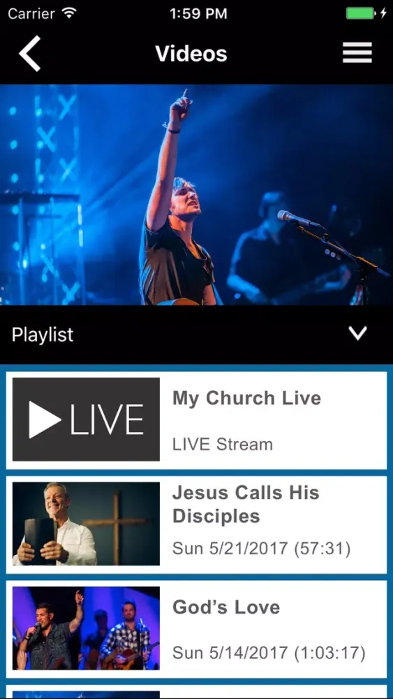 Sunday Streams سکرین شاٹس