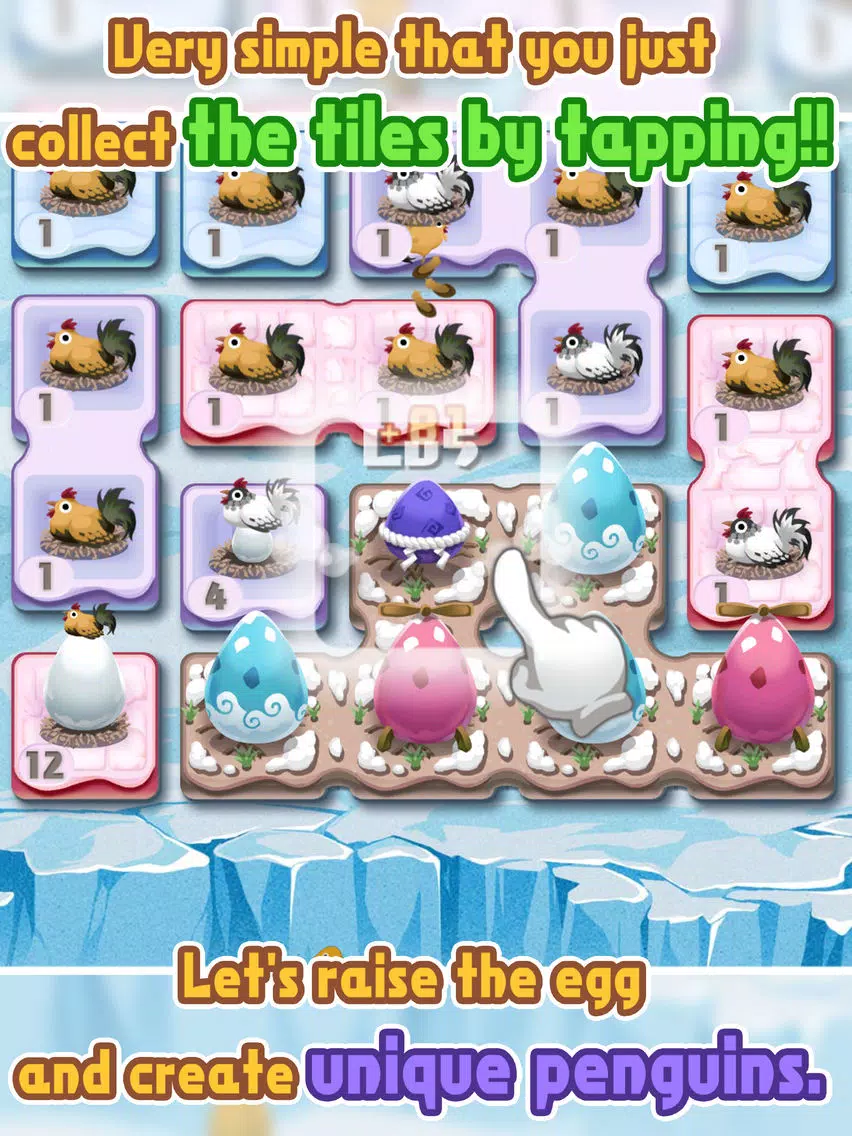 Capturas de pantalla de penguin harvest iPad 