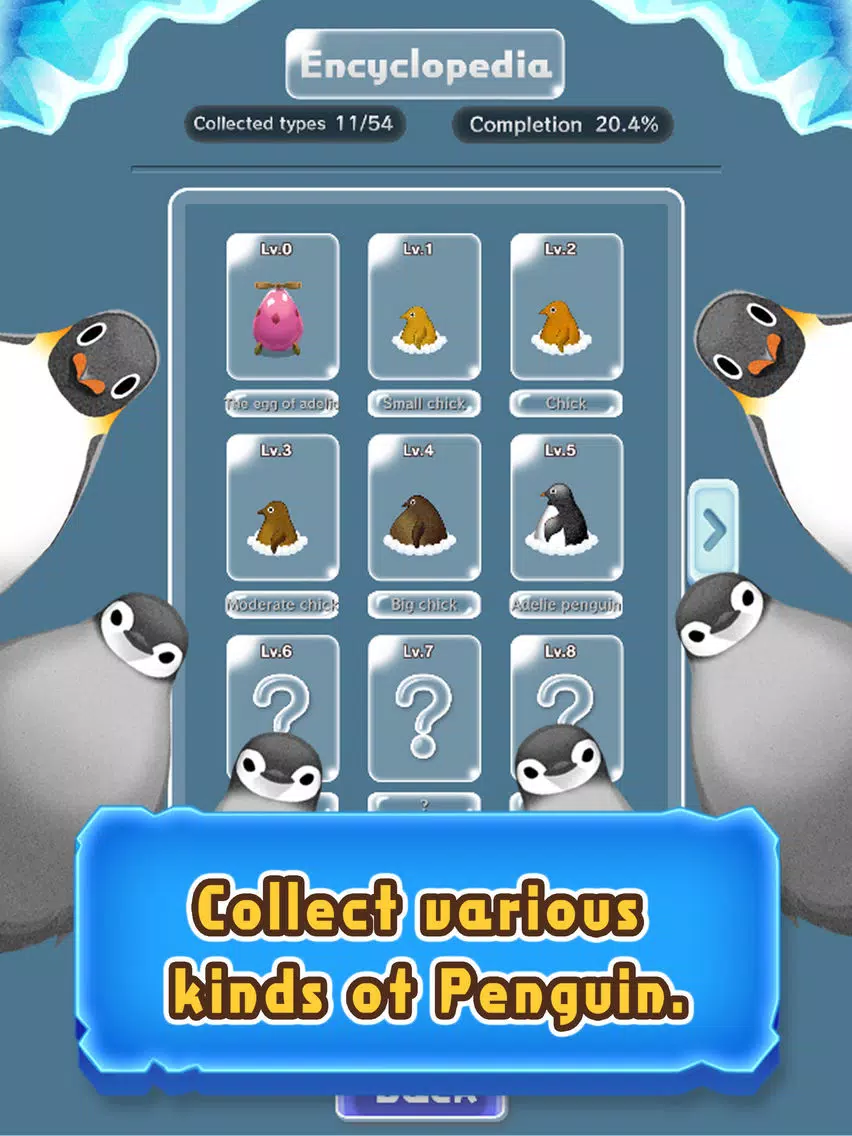 Capturas de pantalla de penguin harvest iPad 