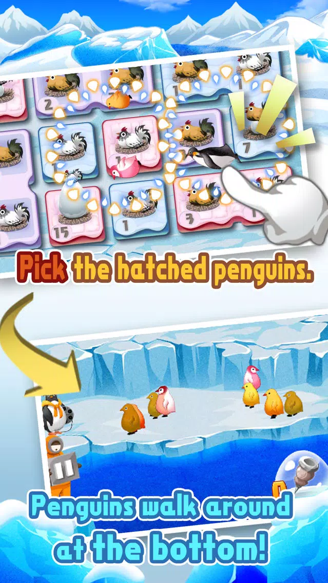 Capturas de pantalla de penguin harvest