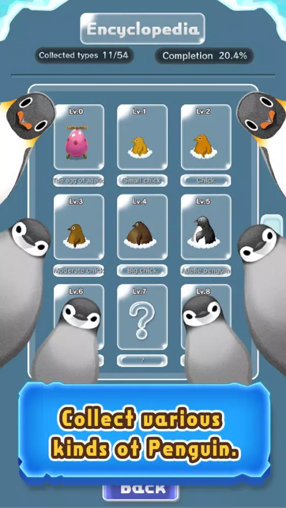 Ảnh chụp màn hình của penguin harvest