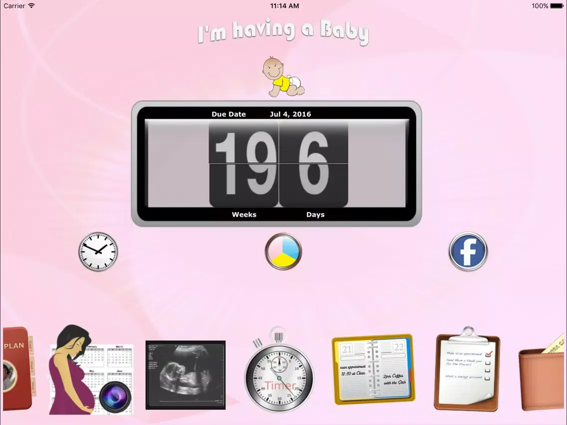 I'm having a Baby, Planner iPad 应用截图