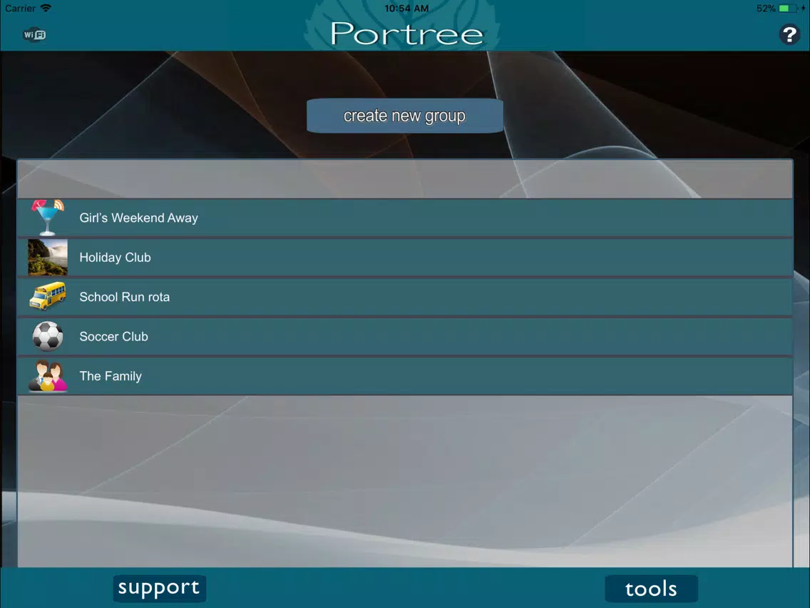 Portree Group messenger iPad  Ekran Görüntüleri