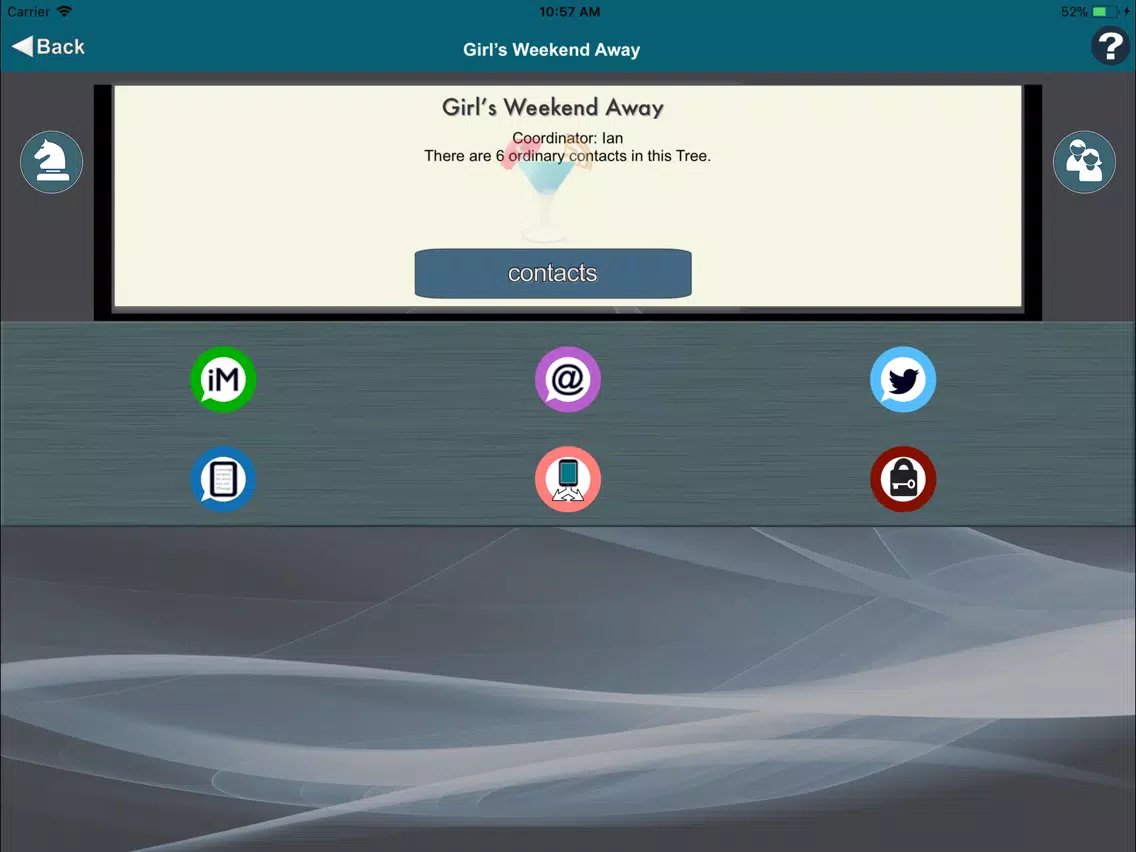Portree Group messenger iPad  Ekran Görüntüleri