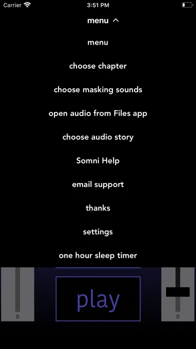 Tangkapan skrin Somni - sleep comes easily
