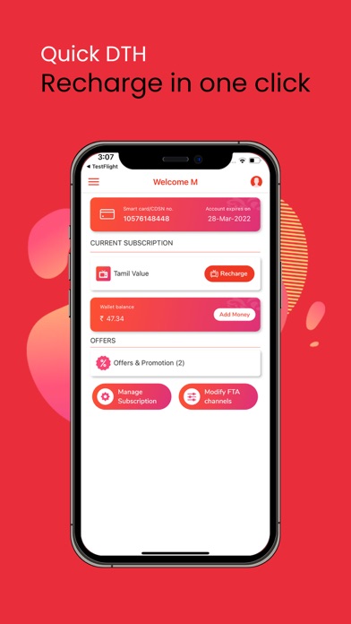 Zrzuty ekranu My Sun Direct App