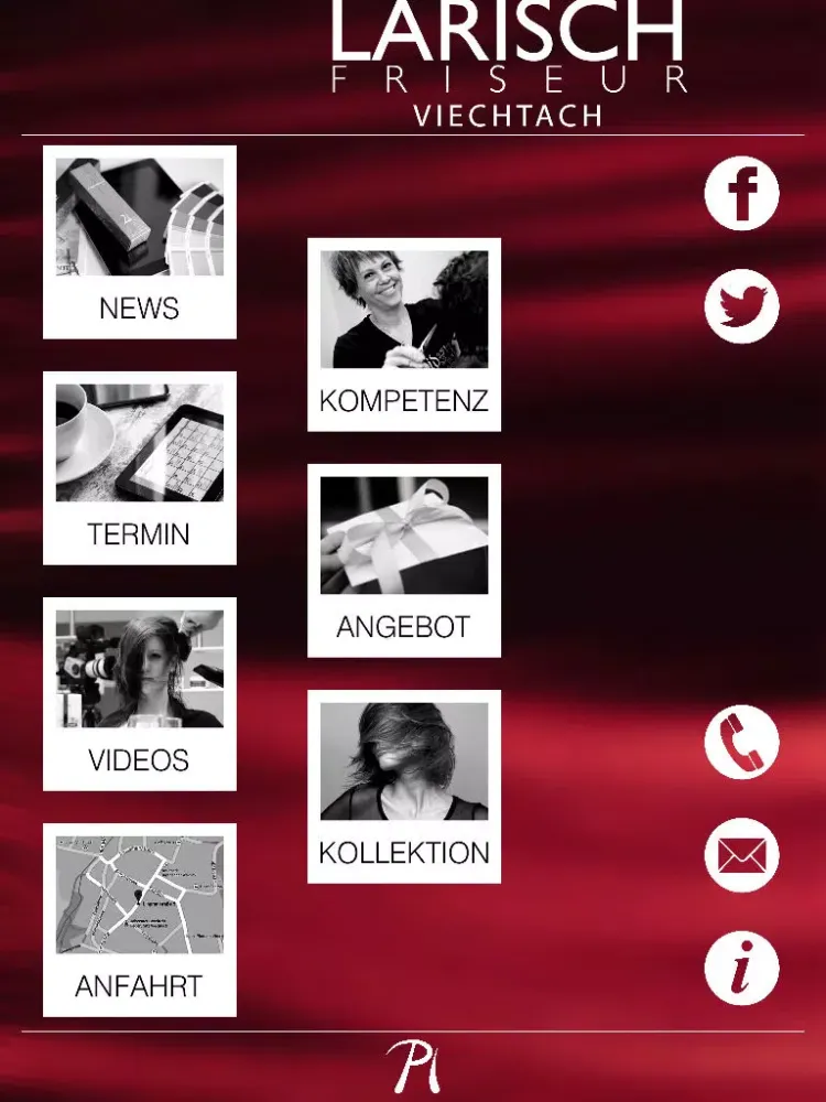 Screenshot di Friseur Larisch iPad 
