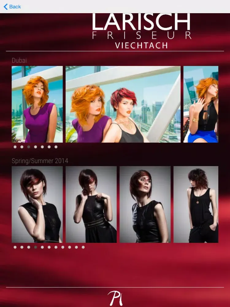 Screenshot di Friseur Larisch iPad 