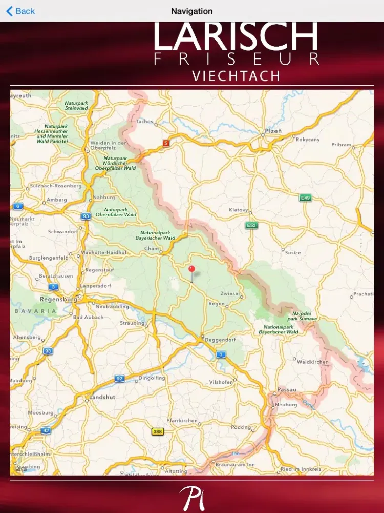 Screenshot di Friseur Larisch iPad 