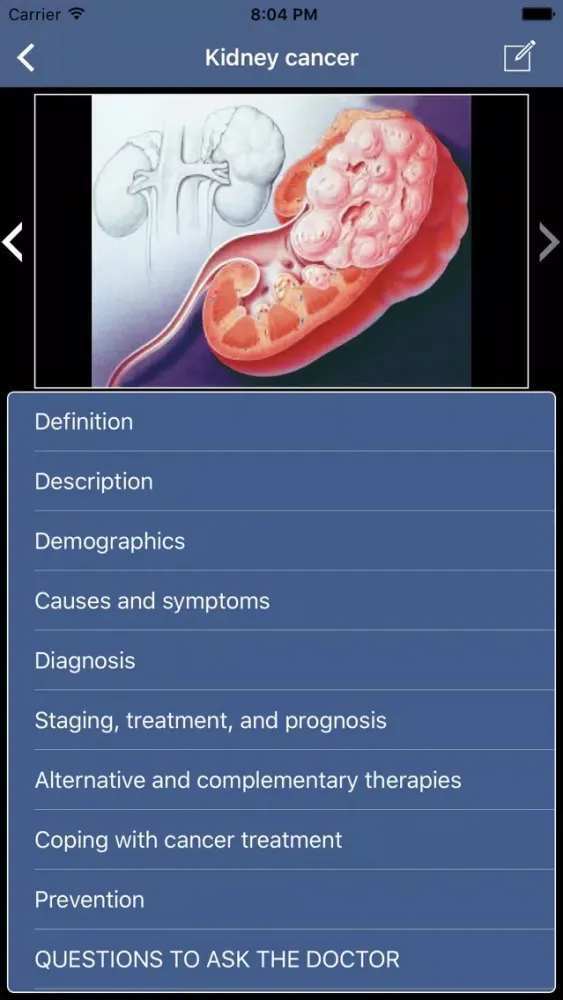 Скриншоты Cancer Diseases