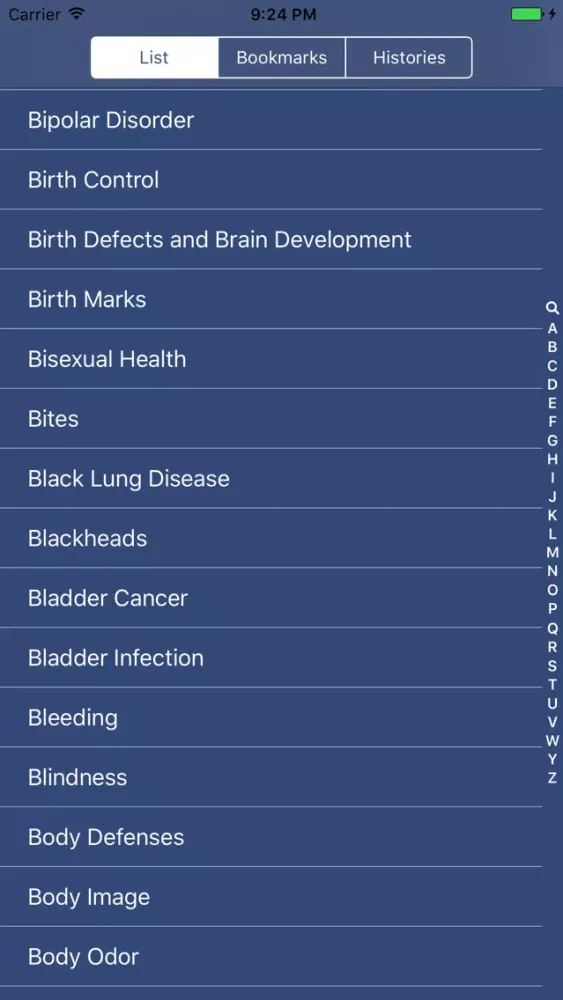 Tangkapan layar Encyclopedia of Human Diseases