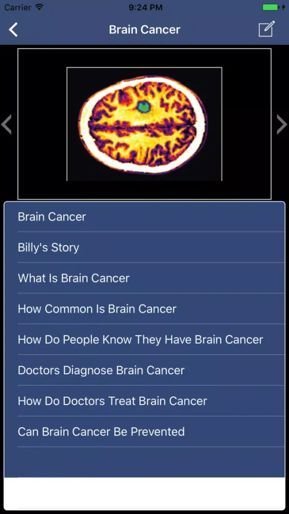 Tangkapan layar Encyclopedia of Human Diseases