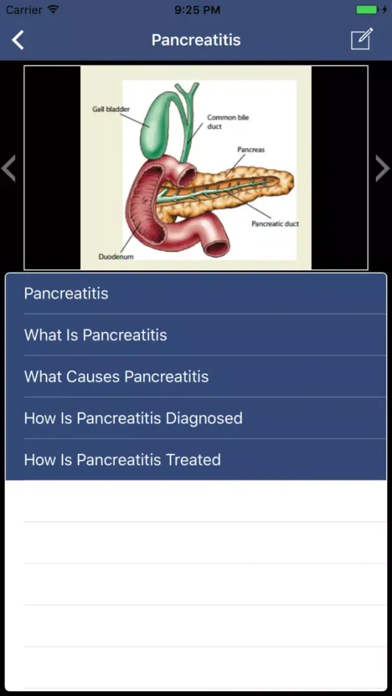 Tangkapan layar Encyclopedia of Human Diseases