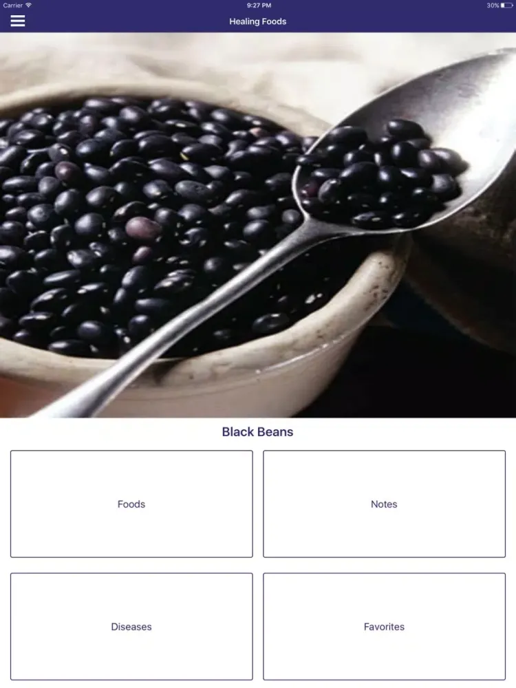Healing Foods iPad  Screenshots