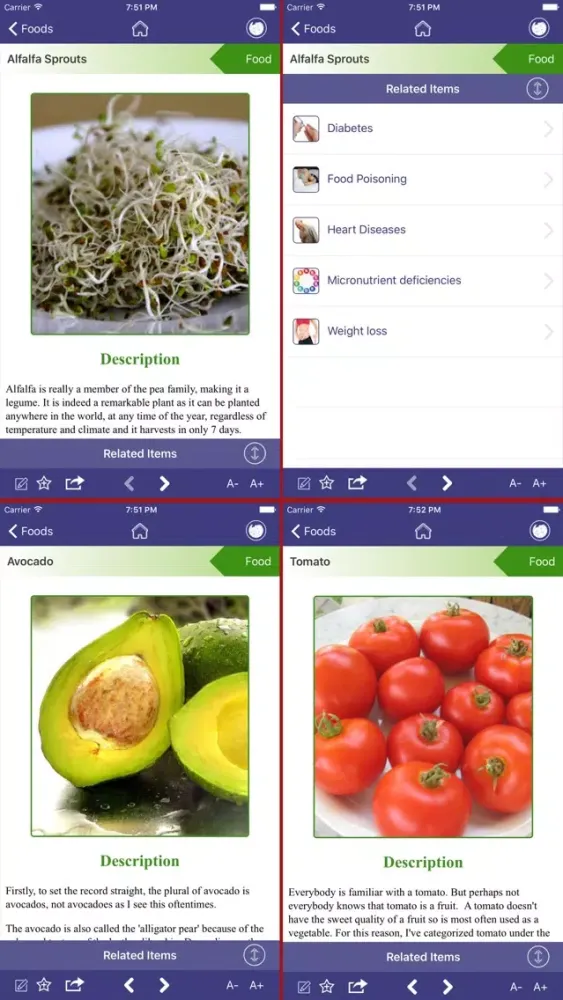 Healing Foods Screenshots