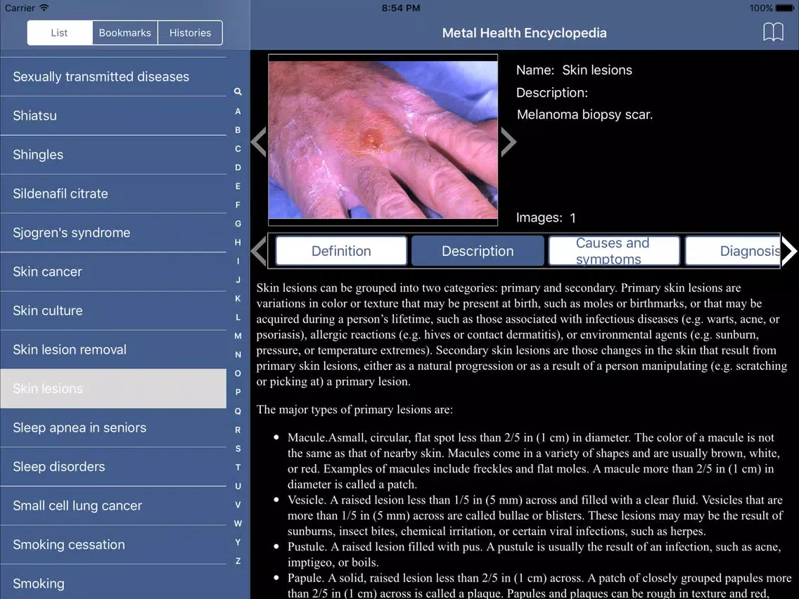 Encyclopedia of Senior Health iPad  स्क्रीनशॉट