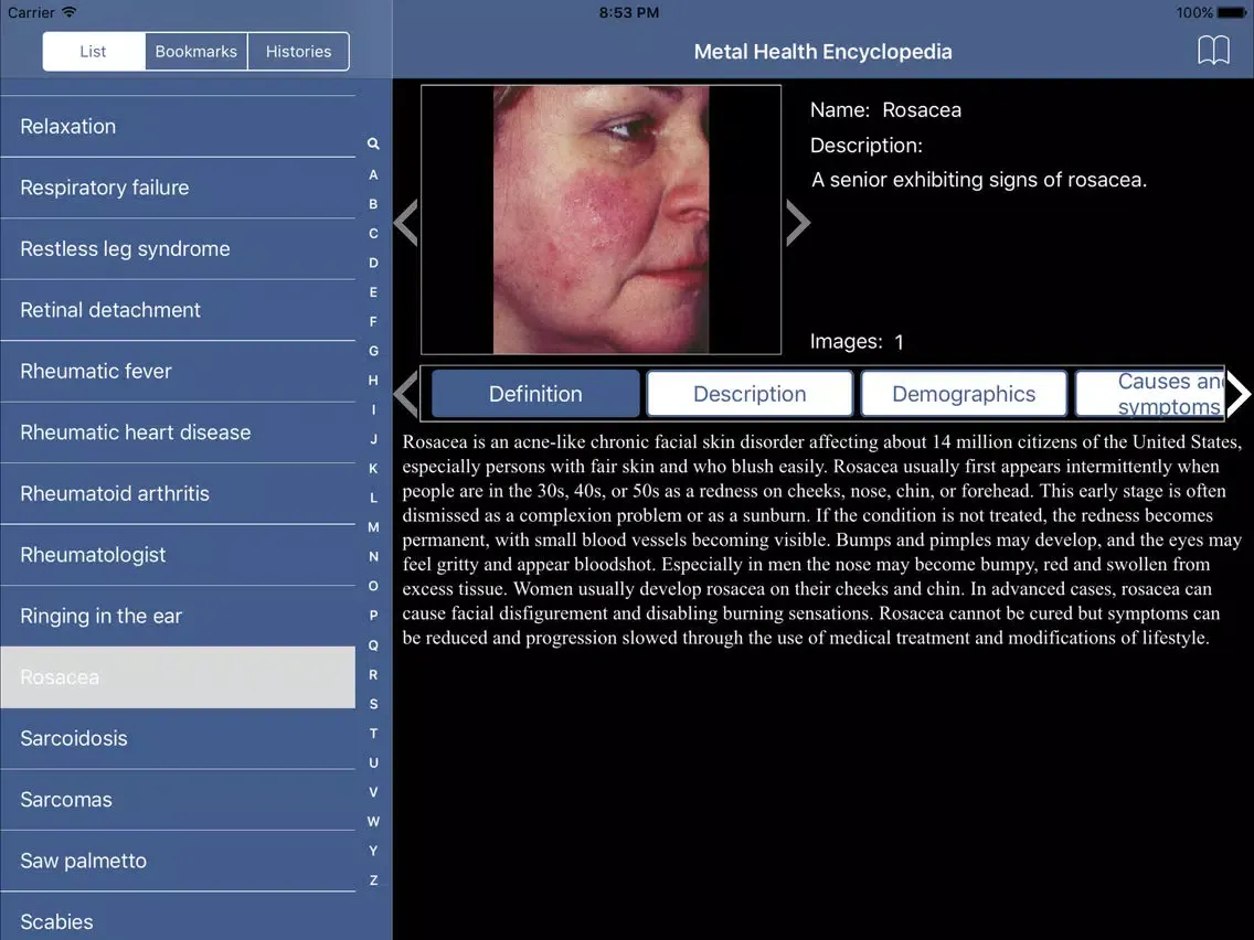 Encyclopedia of Senior Health iPad  स्क्रीनशॉट